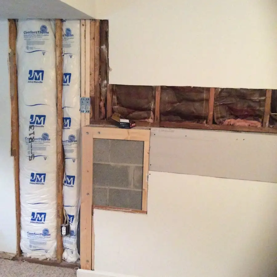Wall insulation replacement during Contents Cleaning & Restoration in Dillon